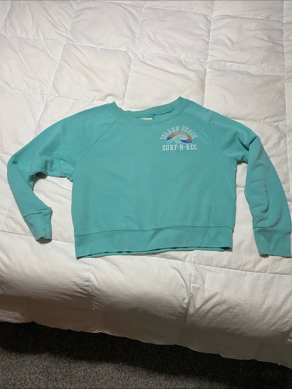 Denim & Supply Ralph Lauren Aqua Crewneck Sweatshirt